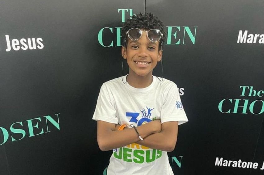 Samuel Estevam, ator mirim de ‘A Infância de Romeu e Julieta’, participa da Marcha para Jesus Samuel Estevam, ator mirim de 'A Infância de Romeu e Julieta', participa da Marcha para Jesus