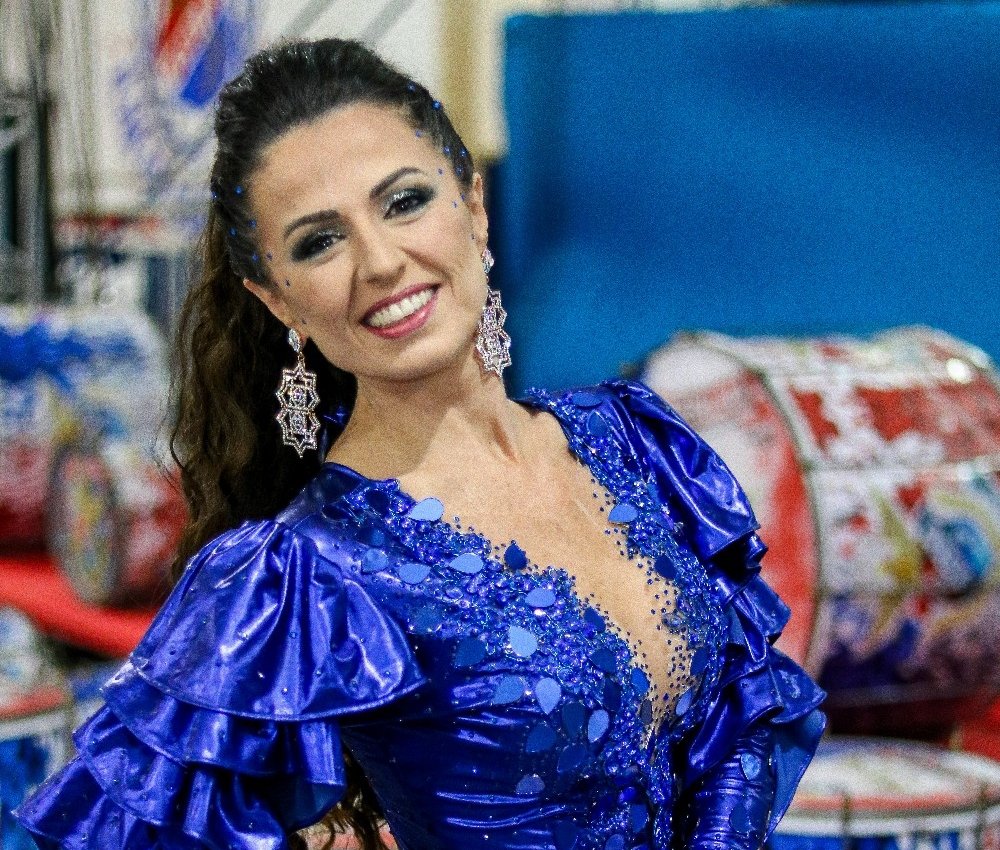 Musa da União da Ilha, Tatiana Breia vibra com escolha do samba da agremiação Musa da União da Ilha, Tatiana Breia vibra com escolha do samba da agremiação
