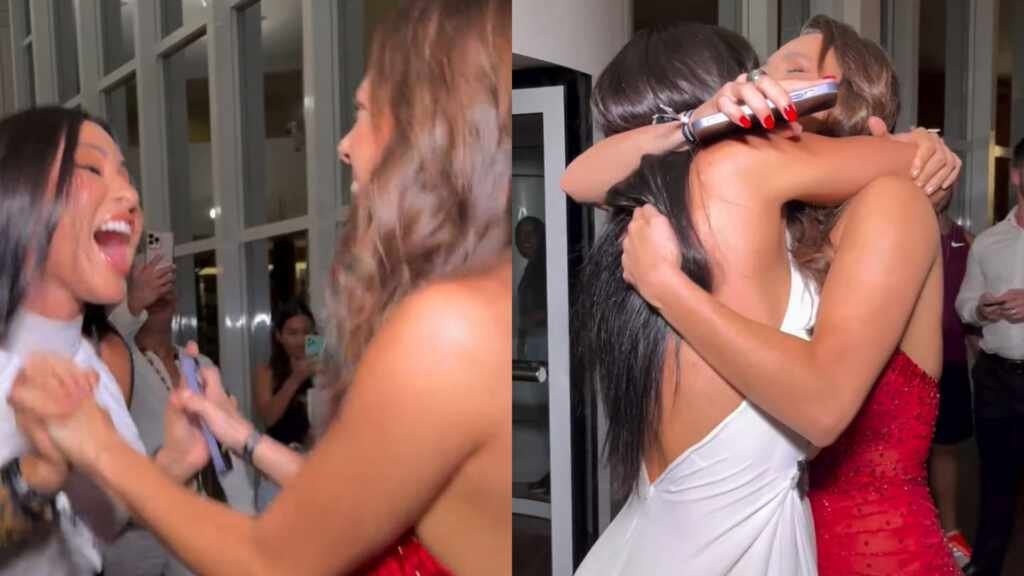 Beatriz Reis e Isabelle Nogueira se reencontram após o BBB 24 no São João da Thay Beatriz Reis e Isabelle Nogueira se reencontram após o BBB 24 no São João da Thay