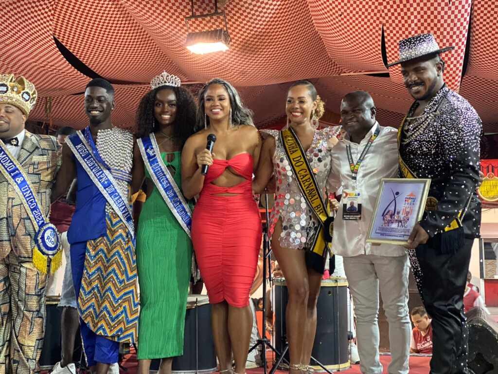 Rei Momo de BH, Wallace Guedes e sua corte são homenageados no Rio de Janeiro Rei Momo de BH, Wallace Guedes e sua corte são homenageados no Rio de Janeiro