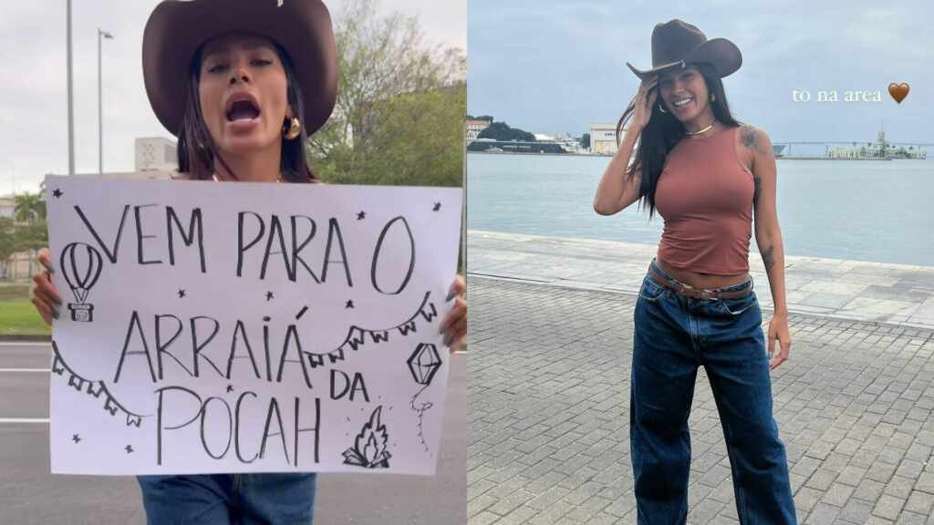 Arraiá da Pocah: Cantora reúne celebridades em show temático no centro do Rio Arraiá da Pocah: Cantora reúne celebridades em show temático no centro do Rio