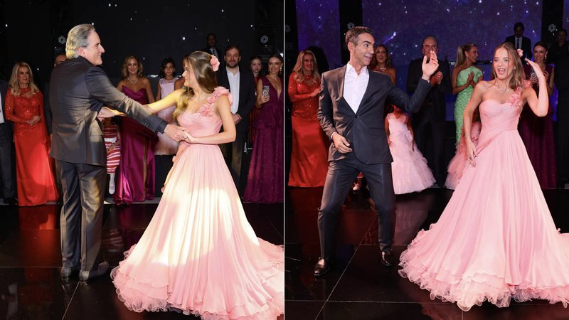 Rafaella Justus brilha dançando ao lado dos homens de sua vida em sua festa de debutante Rafaella Justus brilha dançando ao lado dos homens de sua vida em sua festa de debutante
