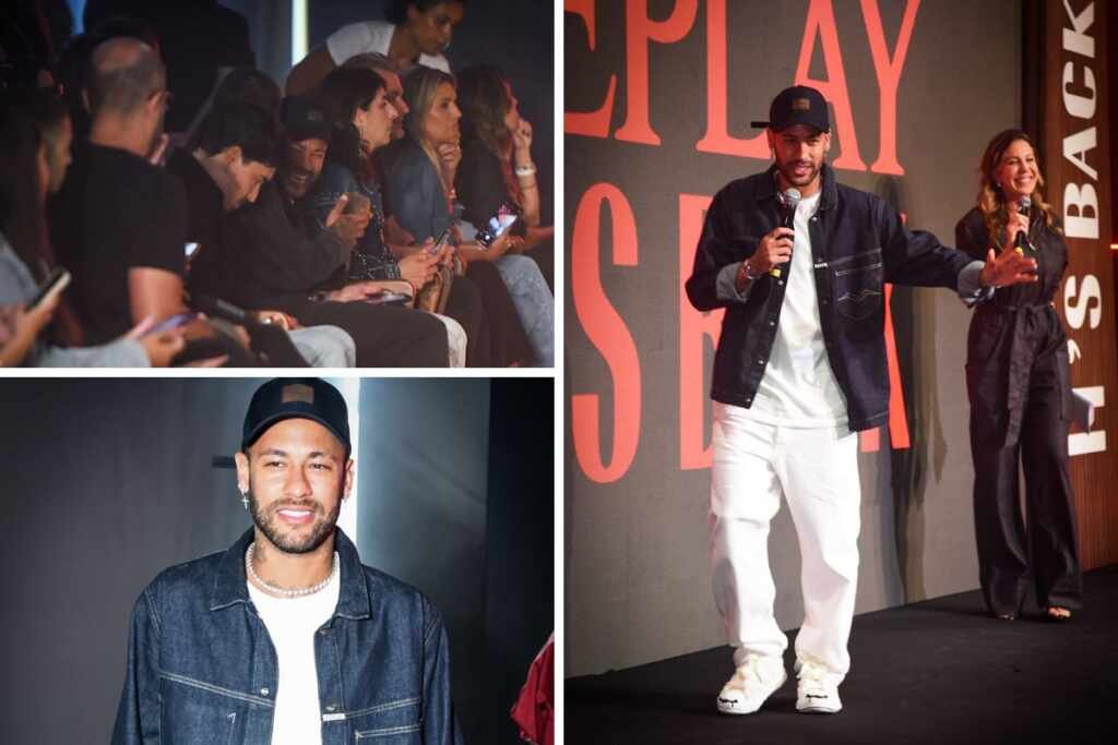 Neymar rouba a cena em desfile de moda em meio a polêmica Neymar rouba a cena em desfile de moda em meio a polêmica