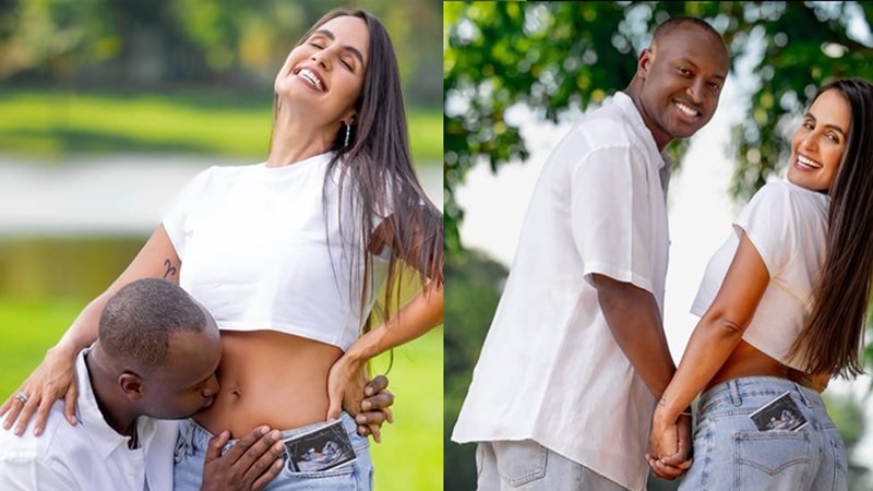 Carol Peixinho e Thiaguinho anunciam gravidez do primeiro filho Carol Peixinho e Thiaguinho anunciam gravidez do primeiro filho