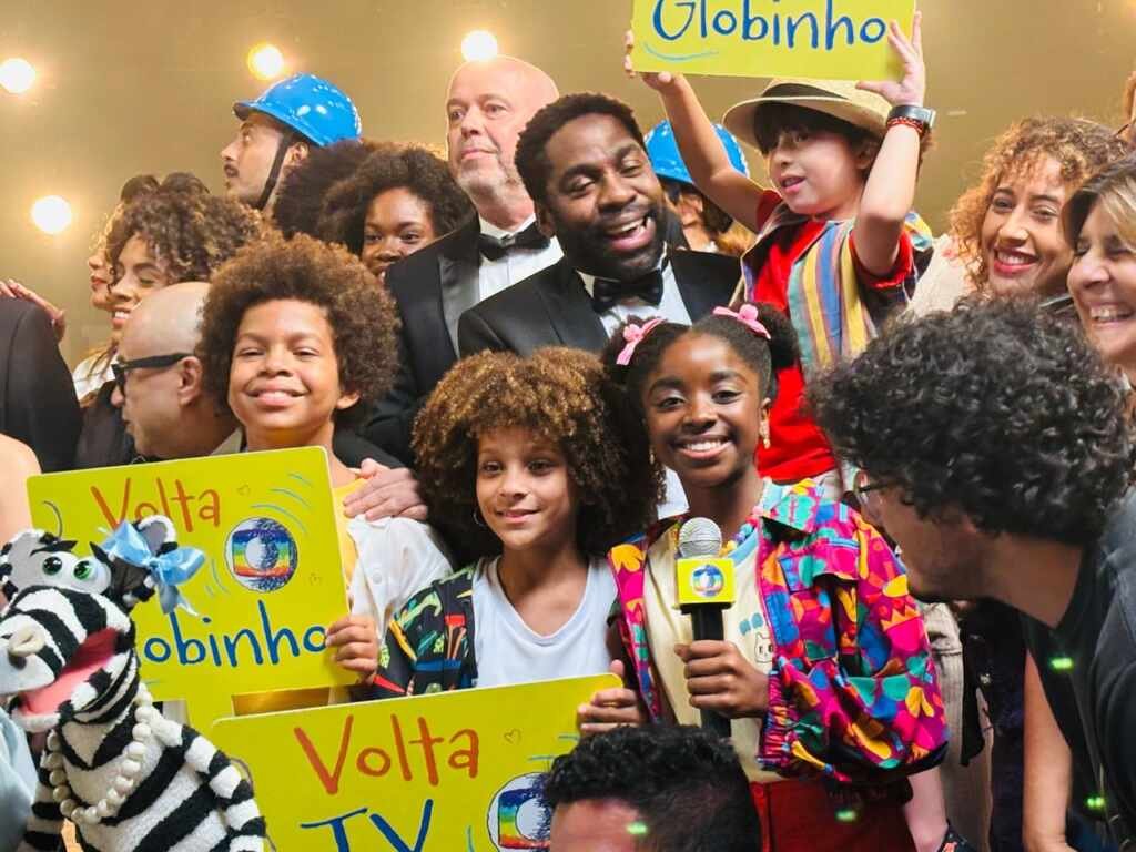 Volta da TV Globinho ganha força após brincadeira na festa de 60 anos da Globo Volta da TV Globinho ganha força após brincadeira na festa de 60 anos da Globo