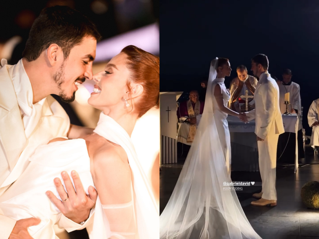 Giovanna Lancellotti e Gabriel David oficializam a união no Cristo Redentor Giovanna Lancellotti e Gabriel David oficializam a união no Cristo Redentor