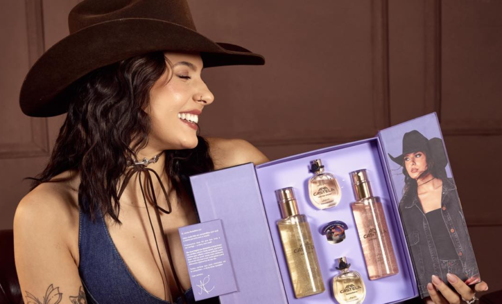 Ana Castela bate recorde na primeira hora de pré-venda de seu perfume Ana Castela bate recorde na primeira hora de pré-venda de seu perfume
