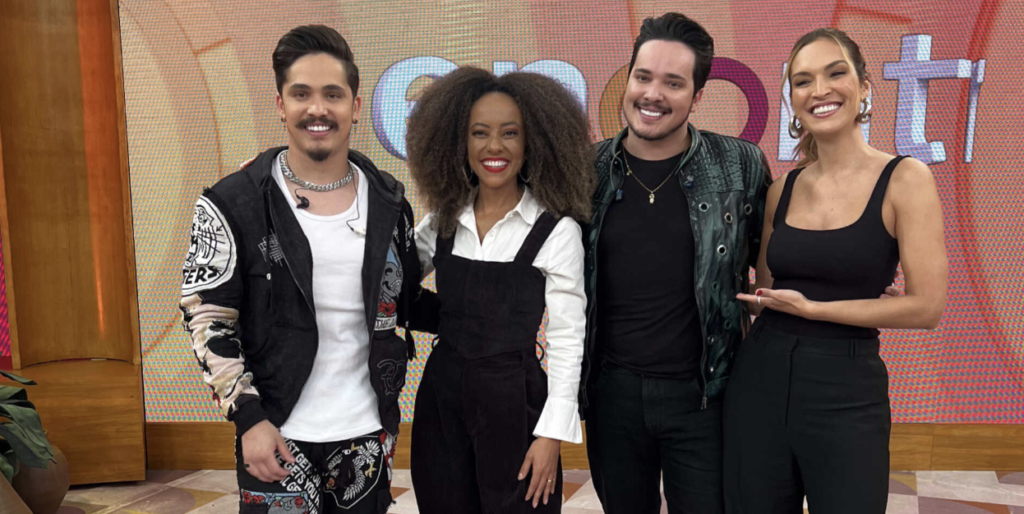 Kaique e Felipe são homenageados no programa “Encontro com Patrícia Poeta” Kaique e Felipe são homenageados no programa "Encontro com Patrícia Poeta"