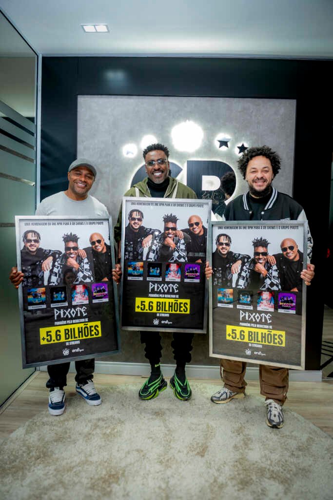 Pixote celebra 5,6 bilhões de streams e comemora com prêmios de Diamante, Platina e Ouro Pixote celebra 5,6 bilhões de streams e comemora com prêmios de Diamante, Platina e Ouro