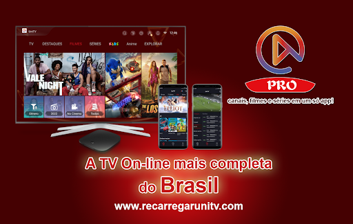 Recarga UniTV Pro: entretenimento de qualidade na sua Smart, Box e celular Recarga UniTV Pro: entretenimento de qualidade na sua Smart, Box e celular