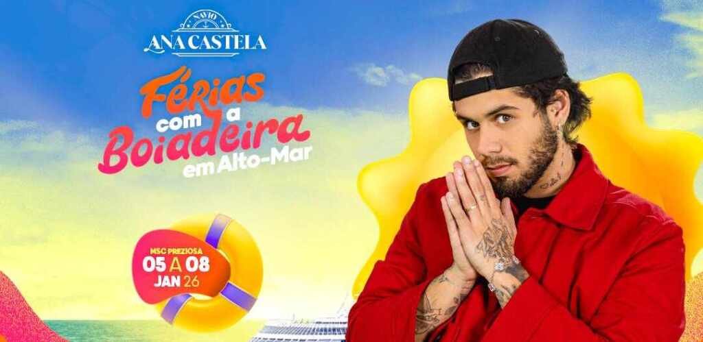 PromoAção anuncia Zé Felipe como nova atração do navio “Ana Castela 2026” PromoAção anuncia Zé Felipe como nova atração do navio "Ana Castela 2026"