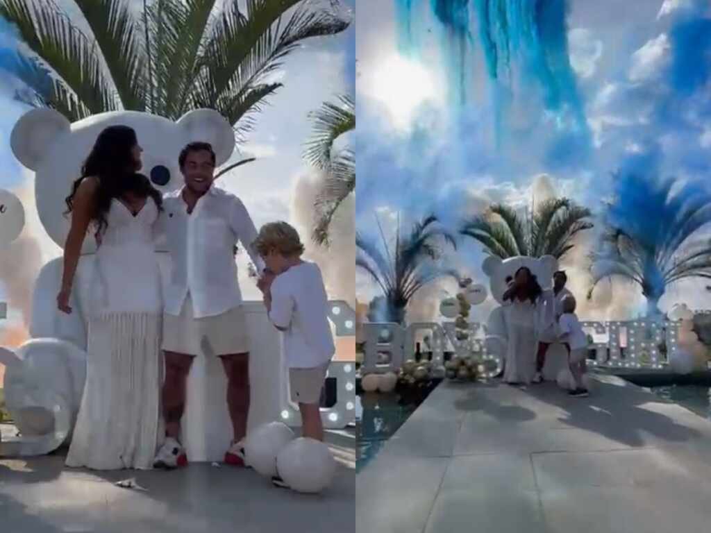 Thammy Miranda e Andressa Ferreira revelam sexo e nome do segundo filho em chá surpresa Thammy Miranda e Andressa Ferreira revelam sexo e nome do segundo filho em chá surpresa