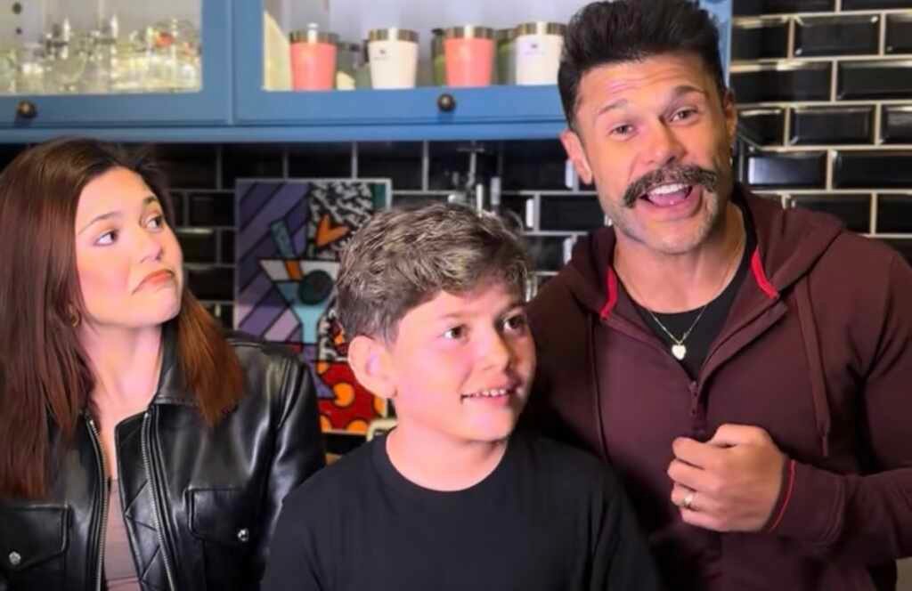 Marcos, da dupla com Belutti, canta com filhos na cozinha de casa Desanexadas