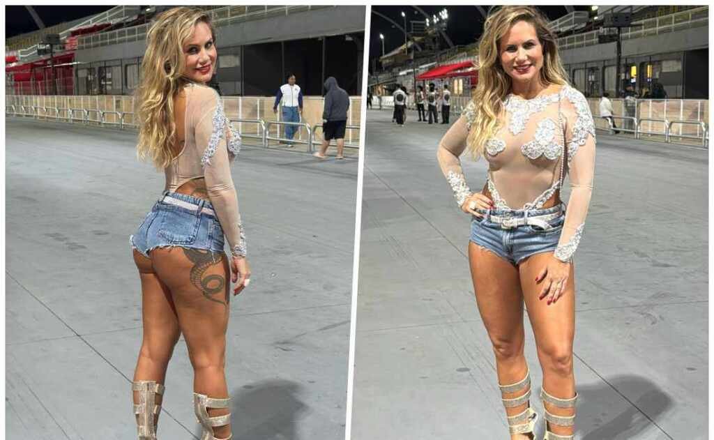 Quando a avenida ferve: Musa Fitness Isis Camargo prova que o samba não sente frio Quando a avenida ferve: Musa Fitness Isis Camargo prova que o samba não sente frio