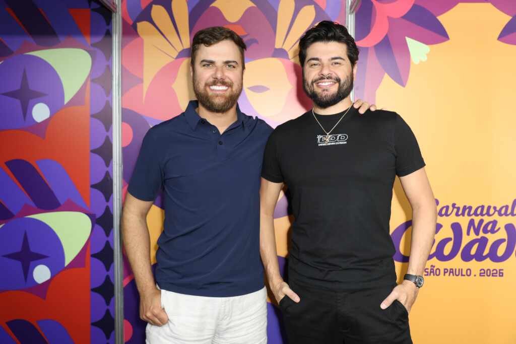 Zé Neto & Cristiano posam antes de show no Carnaval na Cidade em SP Zé Neto & Cristiano posam antes de show no Carnaval na Cidade em SP