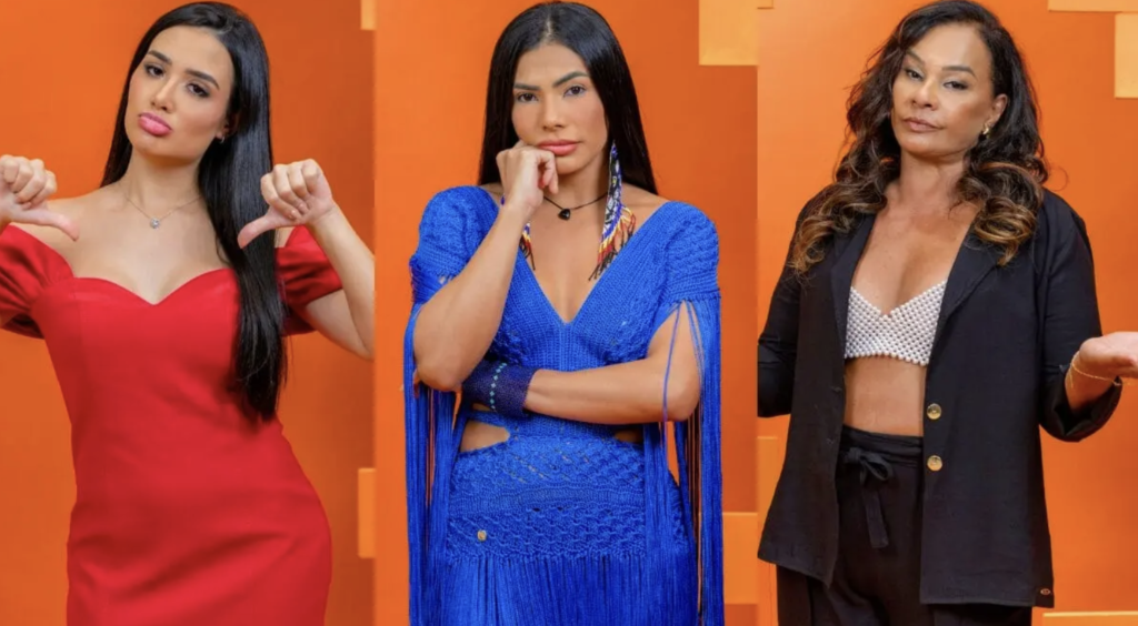 Jordana, Marciele e Solange disputam paredão no BBB 26 Jordana, Marciele e Solange disputam paredão no BBB 26