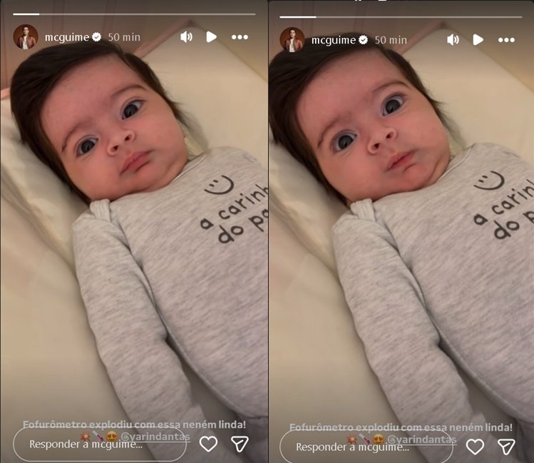 MC Guimê encanta ao mostrar momento com filha Yarin nas redes sociais MC Guimê encanta ao mostrar momento com filha Yarin nas redes sociais