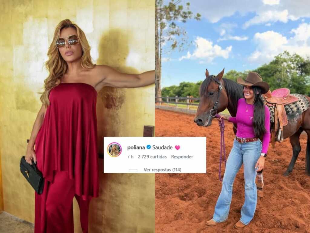 Poliana Rocha deixa recado para Ana Castela e atiça a web Poliana Rocha deixa recado para Ana Castela e atiça a web