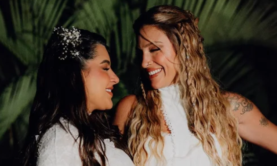 Lauana Prado celebra um mês de casamento com Tati Dias e se declara: “Do nosso jeitinho”