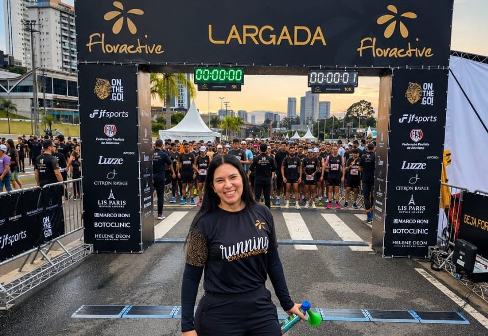 Jane Sarrasi no Floractive Running - Crédito da Foto: Divulgação