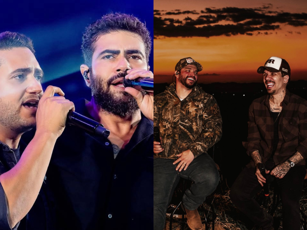 Henrique & Juliano e Felipe & Rodrigo reforçam parceria e vivem fase de sucesso no sertanejo NTpucpBo CAPA SITE ABRE 3