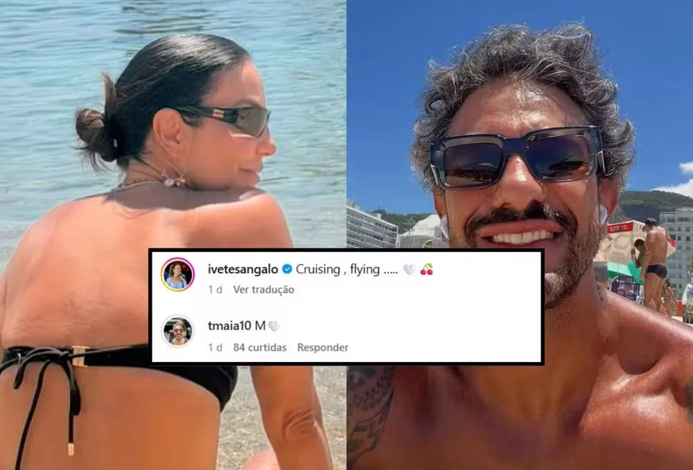 Ivete Sangalo recebe declaracao discreta do namorado em foto de